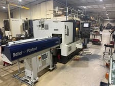 Mazak #Nexus-250-II, 2-Axis, Mazatrol Matrix CNC Control, 26.5" swing, 22" cc, 3" bar, collet chuck, 2011