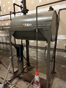Fulton #VMP-100, Vertical Steam Boiler, Propane Fuel, 219 sq.ft. Heating Surface, 3347000 BTUH Output, 150