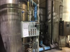 Water Storage System, 72" width x 163" H Stainless Steel Tank, (3) 10 HP Water Pumps