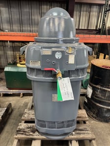 250 HP 1800 RPM U.S. Motors, Frame H445TPA, 282 A, 175% EHT, 460 Volts, vertical hollow shaft, rewound
