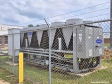 253.5 Ton, Carrier #30XVB2506S5005D-0, AquaForce Variable Speed Air-Cooled Screw Chiller, R-134a, 9.910