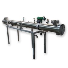 Enerquip, Sanitary Stainless Steel U tube heat exchanger, 8" dia., 144" length, 1-1/2" steampressure reducing