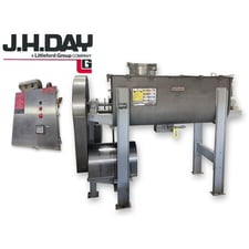 28 cu.ft. J.H. Day #D-8, Stainless steel double ribbon blender, hinged flat top cover with gasket & swivel