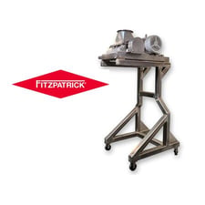 Fitzpatrick #DKAS012, Stainless steel comminutor hammermill, 25 HP, 10" flange, 12.5" x 15.37" milling chamber