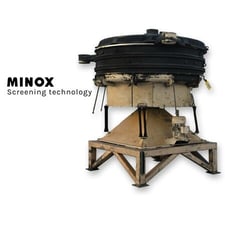 Minox #MTS2000/3, tumbler vibratory separator screening machine, 3 deck sifter, serial #10125