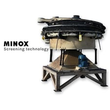Minox #MTS2000/3, tumbler vibratory separator screening machine, 3 deck sifter, serial #9632