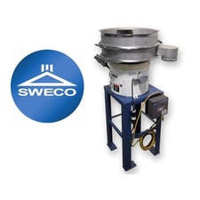 30" Sweco #ZS24, single deck vibratory sifter separator screener with stand, serial #909589-A09/08