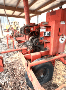 Morbark #PS8, Post Peeler, diesel, conveyors, auger, rebuilt
