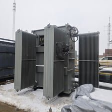 4500 KVA 27600 Primary, 600 Secondary, Daewoo Doosan, Outdoor Station Class Substation Transformer, copper