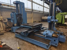4" Tos Varnsdorf #W100A, Table Type Horizontal Boring Mill, 63" X, 44" Y, 49" Z, 49.2" x 49.2" table, 15 HP