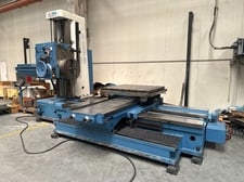 4" Tos Varnsdorf #W100A, Table Type Horizontal Boring Mill, 63" X, 44" Y, 49" Z, 49.2" x 49.2" table, 15 HP