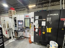 Okuma #MB-4000H, CNC horizontal machining center, 218 automatic tool changer, 15000 RPM, OMP400 spindle