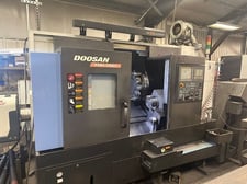 Daewoo Doosan #Puma-2100SY, CNC universal lathe w/ milling, 30.7" swing, 8" chuck, 3-jaw, 2.6" bar, 23.2"