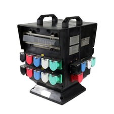 LEX Products #Hammerhead, Portable Power Distribution Box, 3 Phase, 4-Pole 5-Wires, breaks 400 Amps to (4)