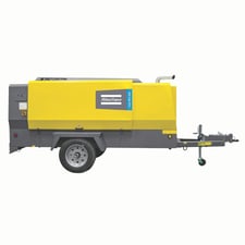 867 cfm, 100 psi, Atlas Copco #XAS-900-JD8-T4F, Air Compressor, 6-Cylinder Diesel Engine