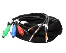 Cam-Type Female Feeder Set, Cable, Pig Tail, 2/0 Type W, Bare End Tie In, 200 Amps, 600 VAC