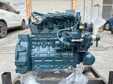 32.5 HP Kubota V2203, Diesel Engine, 4-Cylinder, Water Cooled, 2.197L displacement, 3.43" Bore, 3.64" Stroke
