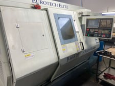 Eurotech #Elite-B465Y2, Quattroflex CNC Turning Center, 11-Axis, 3.8" swing, 8" chuck, 2.6" bar, 2010