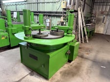 36" Spitfire #SP-GYR/3-36PNLC, Double-Sided Lapping Machine, 4 Hold Downs, Timer, Slurry System