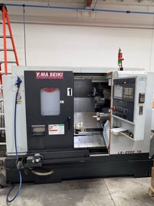 Yama Seiki #GLS-2000LYS, Multi-axis CNC Lathe, 22" swing, 4500 RPM, 12 tool, Fanuc 31i, 16.9" diameter x