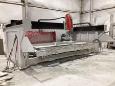 Image for 18" Park Industries #Voyager-XP, CNC Bridge Saw, 4.5" x 144", 6k RPM, 27 HP, Tilt Head, Slab Cutting, 2023