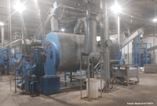 Haarslev #HCD-60, Coil Disc Dryer, 7.5 ton, 645 sq.ft., 30 HP, Heating Surface, Stainless Steel, legs, 2018