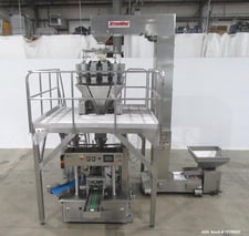 XtraVac #RBF8, Rotary Premade Pouch System, 4.3-9.4" x 6.7"-13.7" pouches, 40 PPM, 14-Head Scale, 220 V.