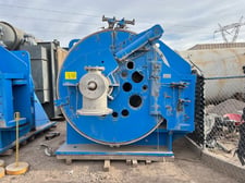 Krauss Maffei #HZ180/7.1, Horizontal Peeling Centrifuge, in Stainless Steel, 820 RPM, 2017