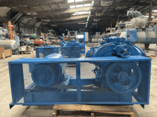100 HP Vilter #456XL, 6-cylinder belt type reciprocating compressor, 230/460 V., Fr.404T