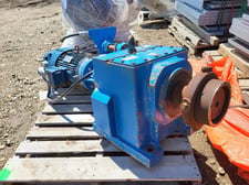20 HP, 1750 RPM, Flender #D148-KTC-256, Gear Box w/ Electric Motor, 62.12 :1 Ratio, 3.5 amps, 575 Volts