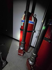 475 lbs. Fenwal #FM-200, Clean Agent Extinguishing System