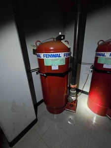 625 lbs. Fenwal #FM-200, Clean Agent Extinguishing System