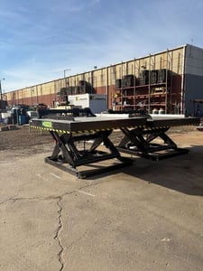 10000 lb. Eyher #7,5-12-1-149, Hydraulic lift table, w/ hydraulic rollers, 2019