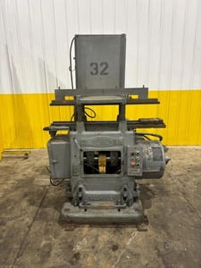18 Ton, Tishken, 4-post mechanical cut-off press, air clutch, 5 HP