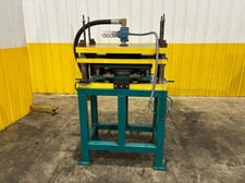 7 Ton, Airam #AP7, pneumatic cut-off press, 1/2" stroke, 27.5" btwn posts, 19.5" x 34" bed & ram\