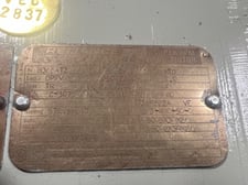 50 HP 850/2800 RPM Reliance, Frame B366ATZ, DPFV, 240 VA