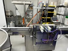 Accutek, Hot Fill Bottle Filling Line, AVF2-16 2-head Volumetric Bottle Filler w/ Heated Hopper, 2018