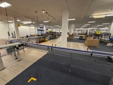 Complete Packaging Line For Trays / Flat Product, w/ Custom Conveyor System, 2023 (2 available)