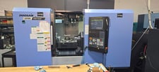 Daewoo Doosan #DNM-350/5AX, vertical machining center, 23.6" X, 25.8" Y, 19.7" Z, 13.8" table, 12000 RPM, 25
