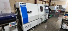 Hurco #TMM10, Multi-axis CNC Lathe, 22.9" swing, 11.6" diameter turn, 3k RPM, 27.4" centers, 12 tool, 3" bar