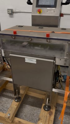 Thermo Scientific #APEX-500, Metal Detector w/ Ramsey Versa/81200 Checkweigher, 6" width x 4" H, 120-230 V.