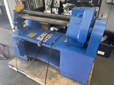 14 gauge x 3' Pexto #3416-G, Powered Slip Roll, 3" roll diameter, 3/8", 1/2" x 5/8" wiring grooves, 230 V.