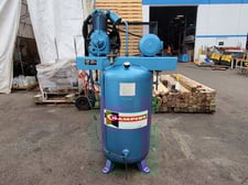 17 cfm, 175 psi, Champion #M-1820, 2-Stage Reciprocating Air Compressor, 83.2-gallon, 200 psi @ 650°F, 5 HP