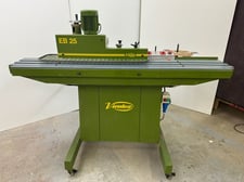 Virutex #EB25, Hot Air Edgebander, 2.52" max. panel thickness, 4.2 m/min, 220 Volt, 1995