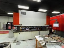 180 Ton, AFM FabTek #EP13-180, press brake, 156" overall, 126" between housing, 6 axis, Cybelec ModEva
