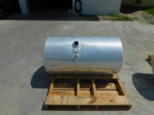 NEW MEC Diesel Fuel Tank, Aluminum, 100 Gal, 26" Dia x 44 3/4" Long, 20505016