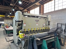 3/4" x 10' Pacific #500R, hydraulic shear, front operated back gauge, sheet hold downs, squaring arm