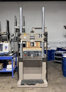 110 KIP (500kN) MTS #312.41, fatigue load frame, 2-columns, 30" btwn columns, 50" test part height