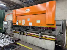 176 Ton, Ermaksan #CNC-SAP-12X176, cnc press brake, 12' overall, 7" stroke, 128" between housing, 20 HP, 4
