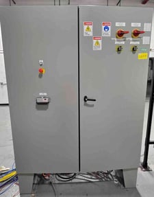 Industrial Electrical Enclosure, Double Doors w/ 2 rotary switches, 208/480 VAC